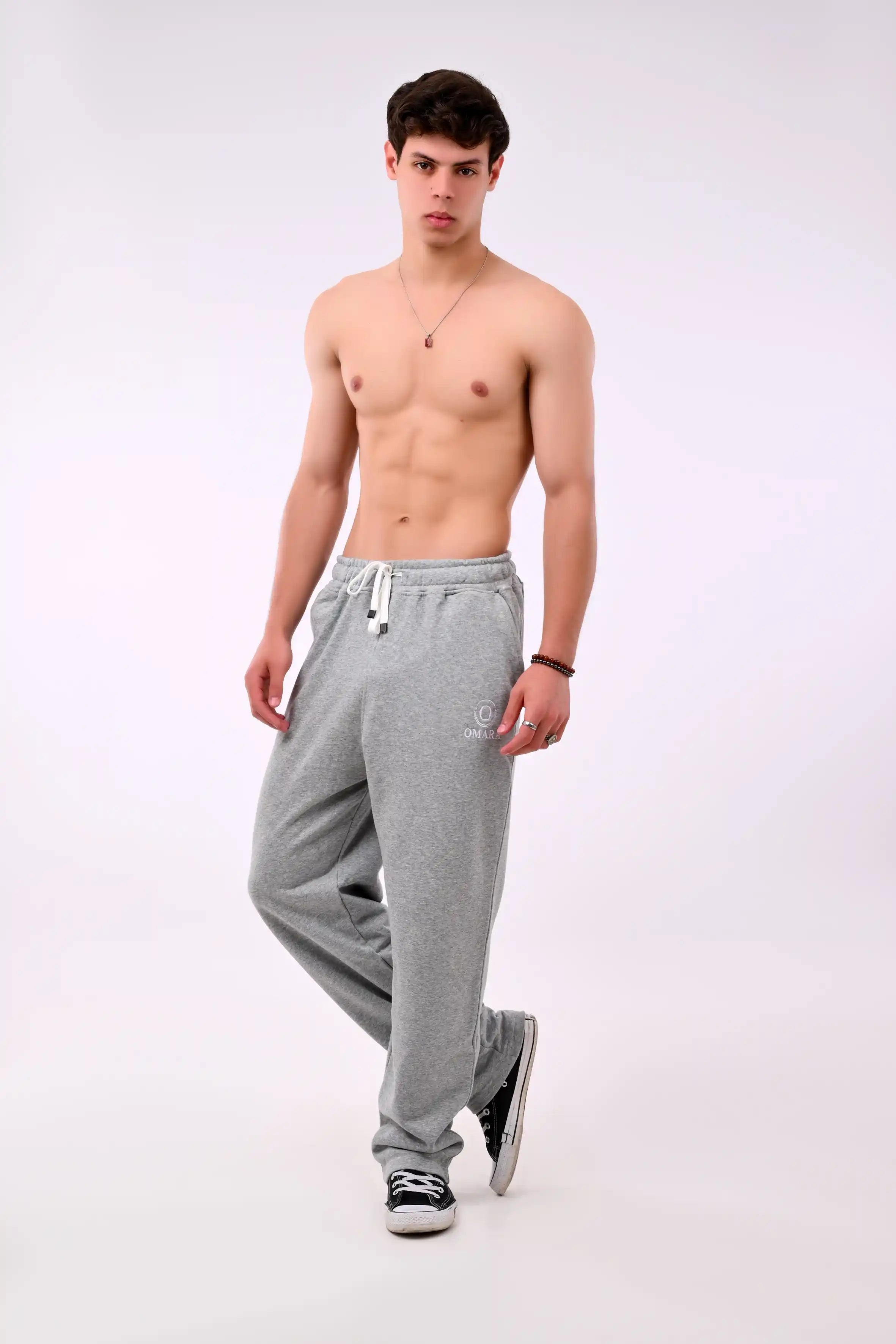 Milton Wideleg Trousers Grey