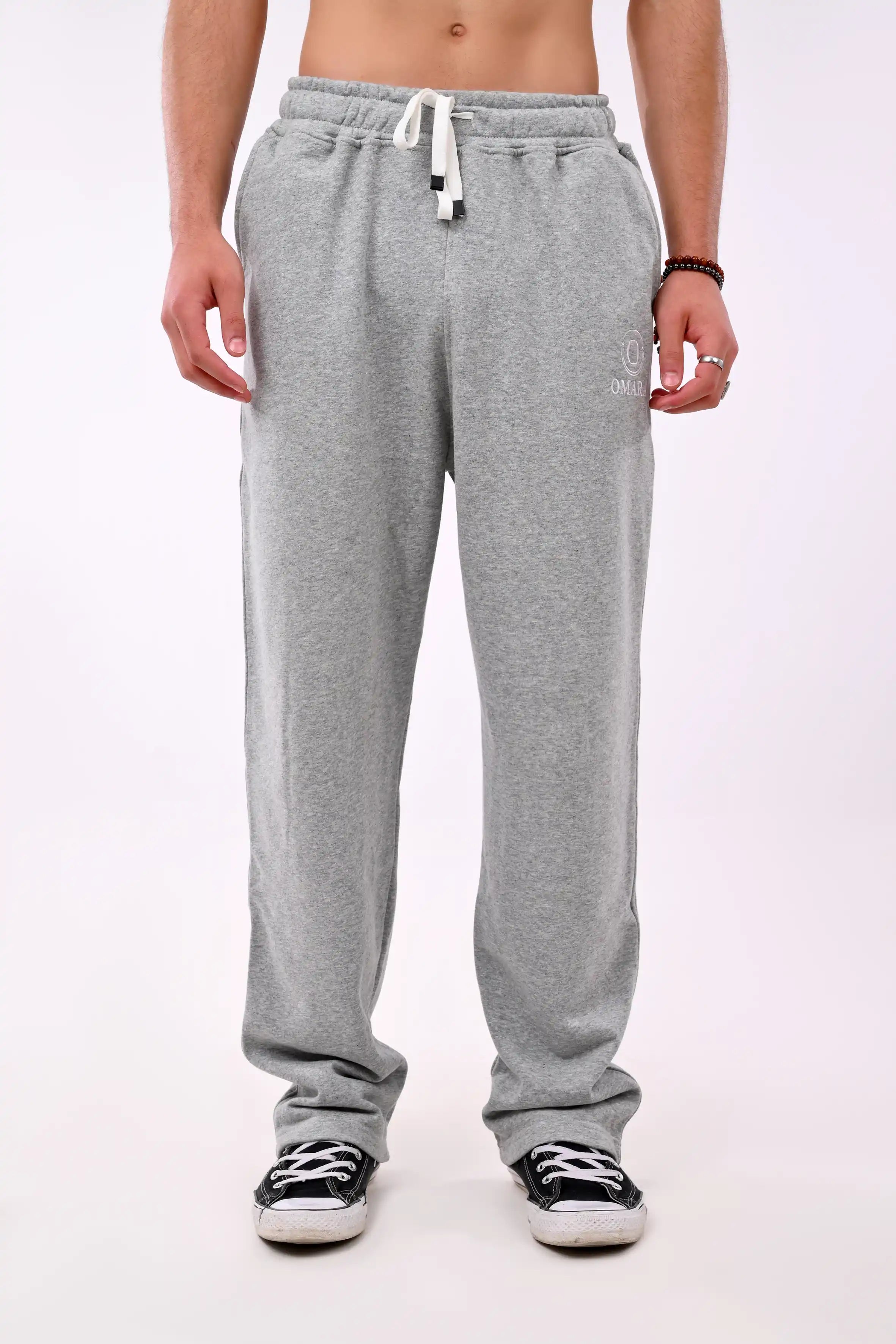 Milton Wideleg Trousers Grey
